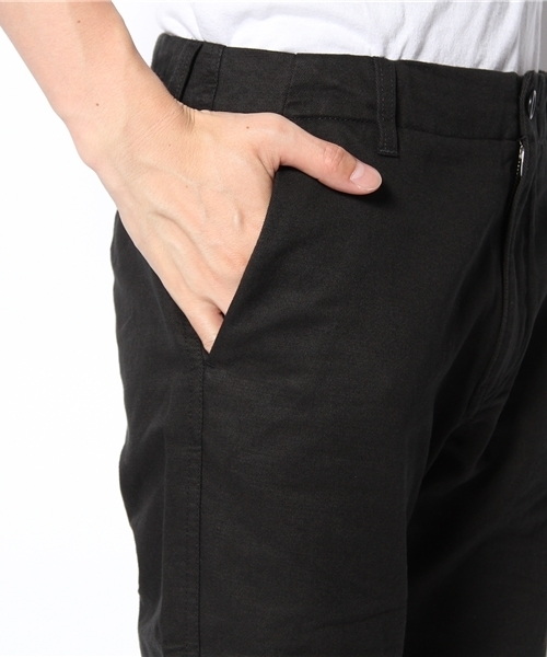 NANO universe（ナノユニバース）の「NUスラブチノクロップドボトム（チノパンツ・メンズ・ブラック/チャコール/ベージュ/ホワイト・SMALL/MEDIUM/LARGE/X-LARGE）」の17枚目の写真