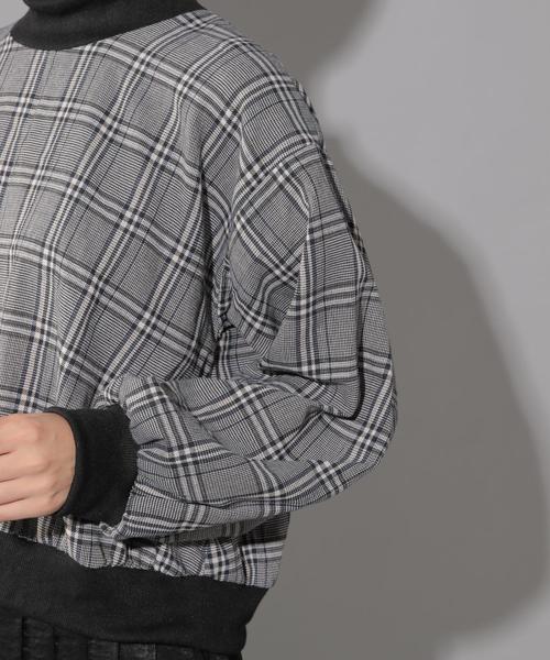 PAGEBOY（ページボーイ）の「グレンチェックリブプルオーバー（Tシャツ/カットソー・レディース・チャコールグレー/ベージュ/ブラック/ダークブラウン・FREE）」の16枚目の写真