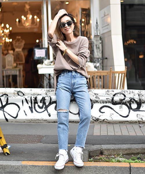 TRUNC 88（トランクエイティーエイト）の「Ripped Tapered Denim
