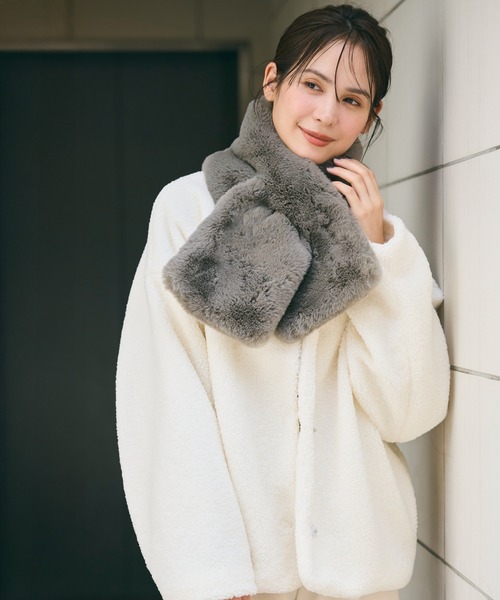 新色追加／フェイクファーティペット（ストール/ショール