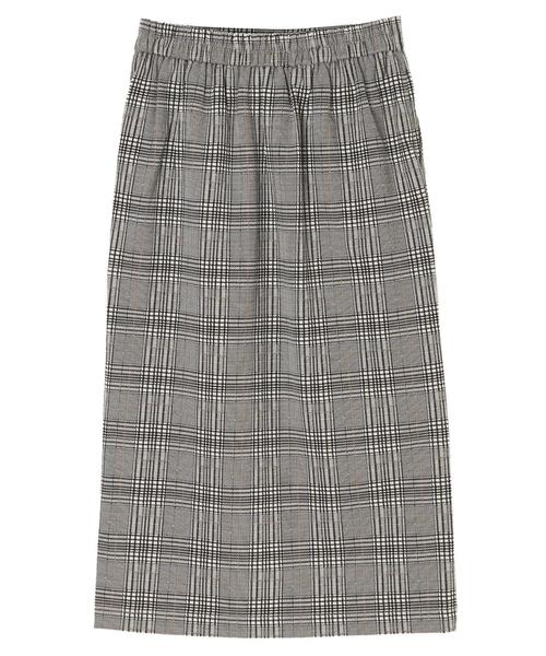 YECCA VECCA（イェッカヴェッカ）の「・チェック柄ポンチタイトスカート（スカート・レディース・チェック・FREE）」の6枚目の写真