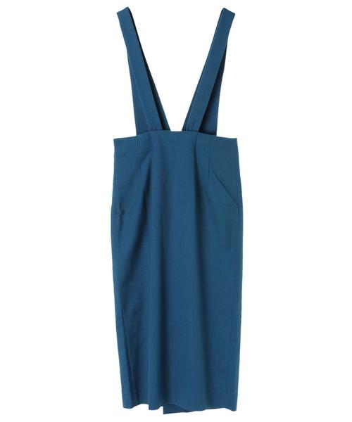 YECCA VECCA（イェッカヴェッカ）の「・ジャンスカ（ワンピース・レディース・チャコールグレー/ブルー・FREE）」の3枚目の写真