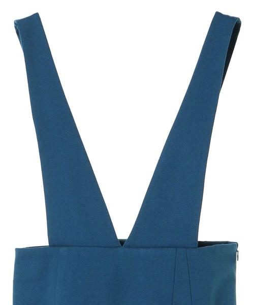 YECCA VECCA（イェッカヴェッカ）の「・ジャンスカ（ワンピース・レディース・チャコールグレー/ブルー・FREE）」の4枚目の写真