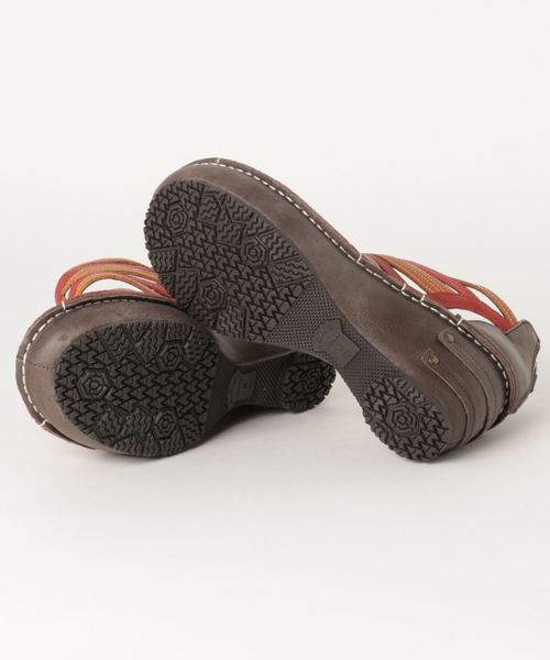 Hina Day Green（ヒナデイグリーン）の「カットワークデザインウェッジサンダル（サンダル・レディース・オレンジ系その他/ブルー系その他/キャメル/ブラック/グレー系その他・L/M/LL/3L/S）」の7枚目の写真