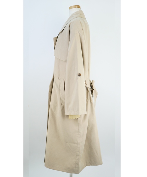reca(レカ)の「ビッグシルエット ロングトレンチコート 2019S/S(トレンチコート・レディース・ベージュ/ネイビー/カーキ/ピンク系その他・M/L)」の19枚目の写真
