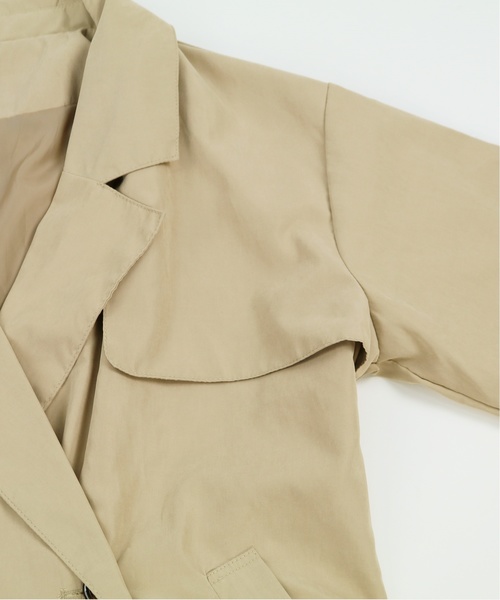 reca(レカ)の「ビッグシルエット ロングトレンチコート 2019S/S(トレンチコート・レディース・ベージュ/ネイビー/カーキ/ピンク系その他・M/L)」の13枚目の写真