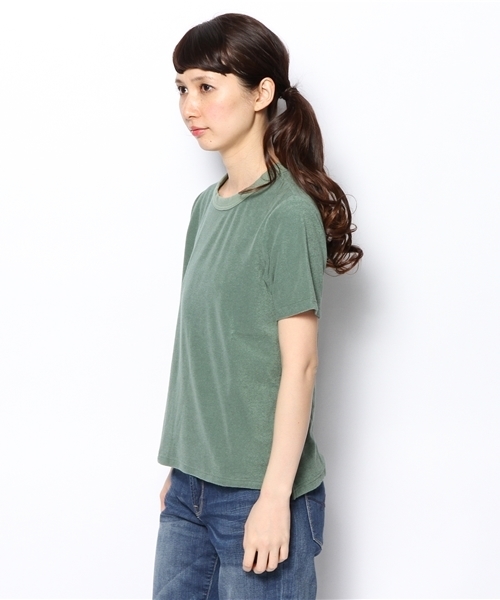 BEAMS BOY（ビームスボーイ）の「○BEAMS BOY / パイル Tシャツ（Tシャツ/カットソー・レディース・ナチュラル/グリーン系その他/ブルー系その他・ONE SIZE）」の10枚目の写真