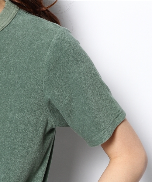 BEAMS BOY（ビームスボーイ）の「○BEAMS BOY / パイル Tシャツ（Tシャツ/カットソー・レディース・ナチュラル/グリーン系その他/ブルー系その他・ONE SIZE）」の6枚目の写真