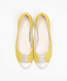 オープントゥウェッジパンプス