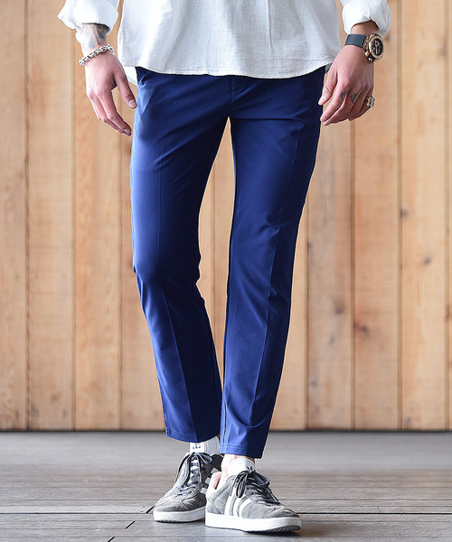 JOKER（ジョーカー）の「アンクルパンツ ストレッチツイル　スラックス（スラックス・メンズ・ベージュ/ネイビー・M/L/XL）」の2枚目の写真