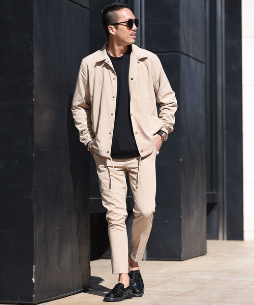 JOKER（ジョーカー）の「アンクルパンツ ストレッチツイル　スラックス（スラックス・メンズ・ベージュ/ネイビー・M/L/XL）」の11枚目の写真