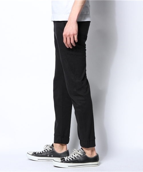 PLST（プラステ）の「Ｍen 裾ゴムダブルフェイスリラックスパンツ（その他パンツ・メンズ・ダークネイビー/ブラック/グレー/ダークグレー・30inch/34inch/28inch/32inch）」の5枚目の写真