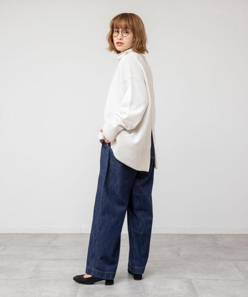 濃紺 ワイドデニム nanamica Denimの穿き比べ。nanamica / ナナミカ Denim Wide