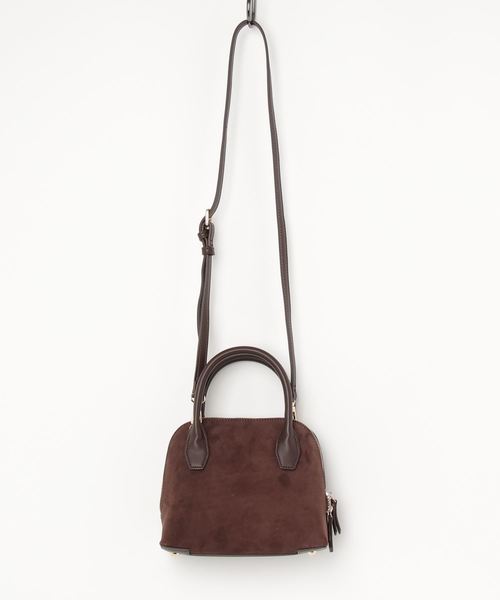 flower（フラワー）の「オータムカラーバッグ（ショルダーバッグ・レディース・ベージュ/ブラウン・FREE）」の2枚目の写真