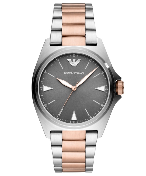 EMPORIO ARMANI(エンポリオアルマーニ)の「AR11256(アナログ腕時計・メンズ・シルバー×ゴールド・FREE)」の1枚目の写真