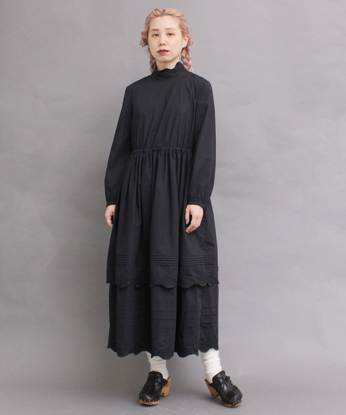 Peu ワンピース ワンピースpres プープレ のファッション すずらん刺繍ワンピース ワンピース Peu