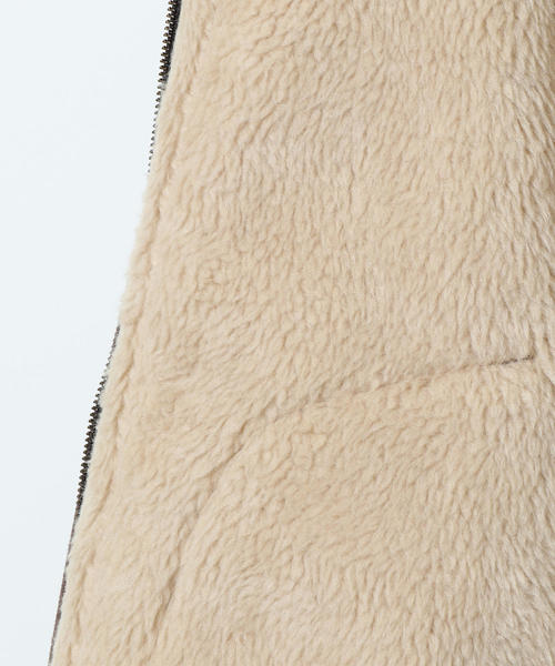 coen(コーエン)の「フェイクムートンB-3ジャケット(ブルゾン/ボアジャケット)(ブルゾン・レディース・ダークブラウン・FREE)」の15枚目の写真