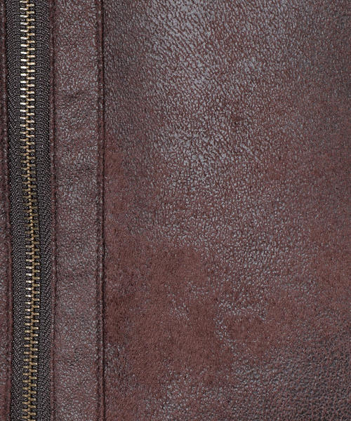 coen(コーエン)の「フェイクムートンB-3ジャケット(ブルゾン/ボアジャケット)(ブルゾン・レディース・ダークブラウン・FREE)」の14枚目の写真