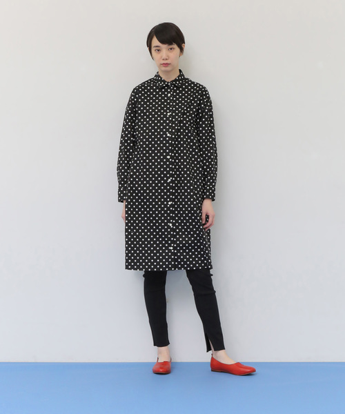 セール ブランド古着 シャツワンピース シャツワンピース Conges Payes Adieu Tristesse コンジェ ペイエ アデュートリステス のファッション通販 Zozoused