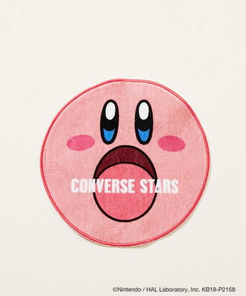 CONVERSE STARS(コンバーススターズ)の「【CONVERSE STARS×星のカービィ】コラボハンドタオル(ハンカチ/ハンドタオル)」|ピンク