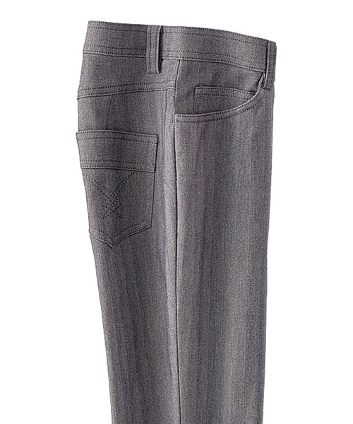BELLUNA(ベルーナ)の「ウルトラ美脚ブーツカットパンツ68丈(その他パンツ・レディース・ブラック/ブラック系その他/杢グレー/グレー系その他/グリーン系その他/ストライプ/チェック/ブラック系その他2/グレー/グレー系その他2・SMALL/MEDIUM/LARGE/X-LARGE)」の12枚目の写真