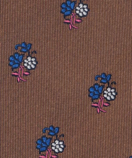 green label relaxing（グリーンレーベルリラクシング）の「[アレッサンドロ・マージ] Alessandro Masi 8.0 小紋3 ネクタイ（ネクタイ・メンズ・ネイビー/ダークブラウン・FREE）」の5枚目の写真