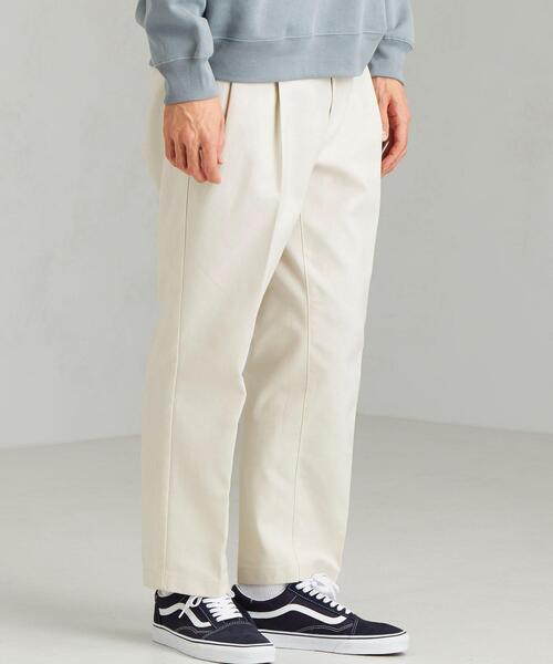 green label relaxing（グリーンレーベルリラクシング）の「SC☆ホップサック WIDE 2P テーパード 9分丈 パンツ / アンクルパンツ（その他パンツ・メンズ・ロイヤルブルー/ブラック/オリーブ/オフホワイト/ダークグレー・XL/S/M/L）」の17枚目の写真