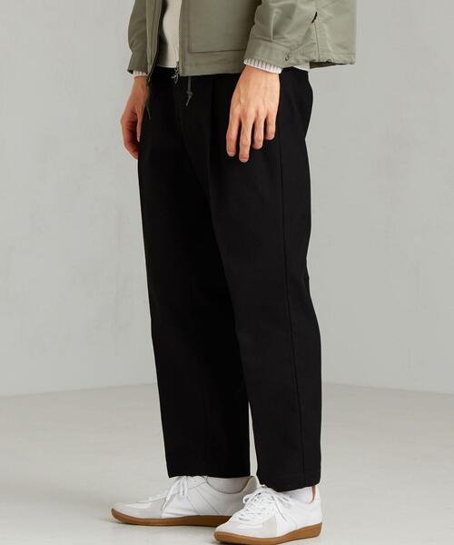 green label relaxing（グリーンレーベルリラクシング）の「SC☆ホップサック WIDE 2P テーパード 9分丈 パンツ / アンクルパンツ（その他パンツ・メンズ・ロイヤルブルー/ブラック/オリーブ/オフホワイト/ダークグレー・XL/S/M/L）」の12枚目の写真