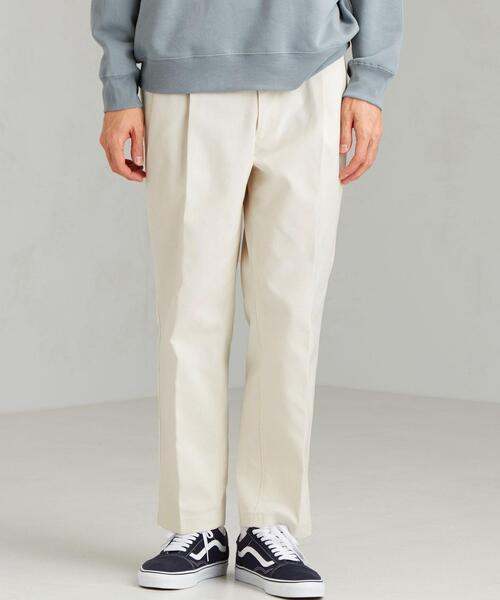 green label relaxing（グリーンレーベルリラクシング）の「SC☆ホップサック WIDE 2P テーパード 9分丈 パンツ / アンクルパンツ（その他パンツ・メンズ・ロイヤルブルー/ブラック/オリーブ/オフホワイト/ダークグレー・XL/S/M/L）」の10枚目の写真