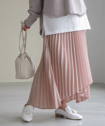 ラッププリーツスカート