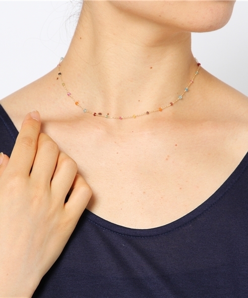 ★mikia×beams★天然石ネックレス★美品★ Demi-Luxe BEAMS（デミルクス ビームス）の「mikia / マルチ