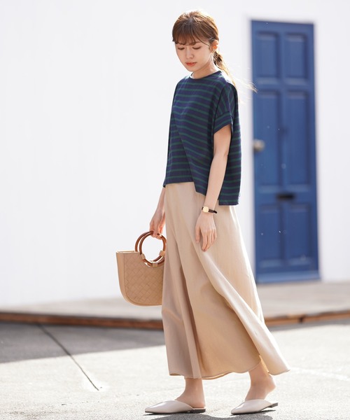 rps（アールピーエス）の「ボーダービッグＴｅｅ（Tシャツ/カットソー・レディース・ブラック/グレー/ブルー系その他2/ネイビー/グリーン・M）」の17枚目の写真