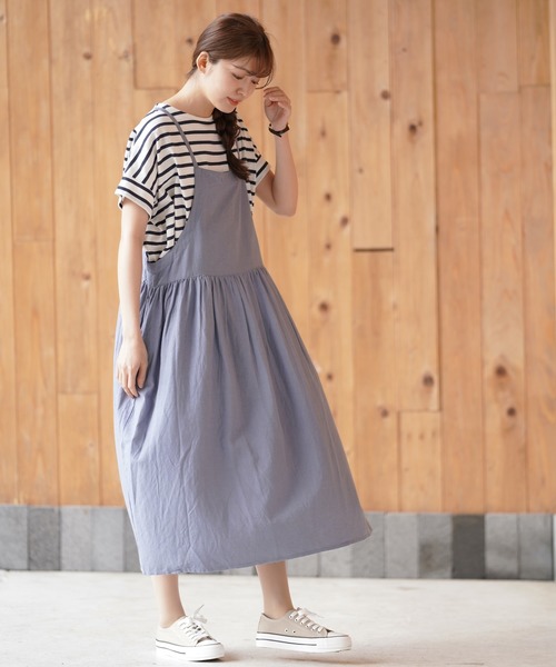 rps（アールピーエス）の「ボーダービッグＴｅｅ（Tシャツ/カットソー・レディース・ブラック/グレー/ブルー系その他2/ネイビー/グリーン・M）」の13枚目の写真