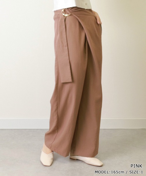 RANDA（ランダ）の「リネンラップパンツ（その他パンツ）」 - WEAR