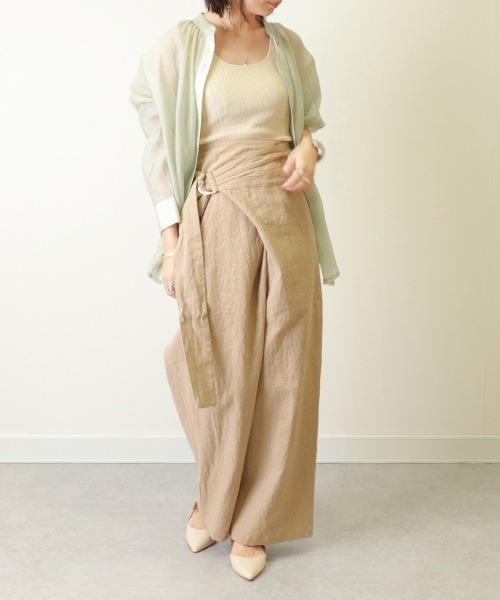 RANDA（ランダ）の「リネンラップパンツ（その他パンツ）」 - WEAR
