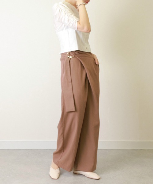 RANDA（ランダ）の「リネンラップパンツ（その他パンツ）」 - WEAR