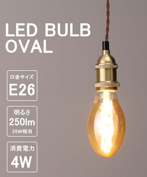 journal standard Furniture （ジャーナルスタンダードファニチャー）の「LED SWAN BULB VF OVAL LED電球（照明・レディース・その他・FREE）」の9枚目の写真