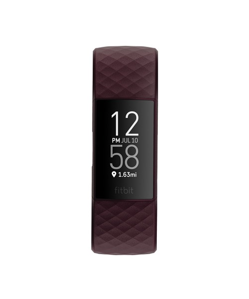 Fitbit(フィットビット)の「【Fitbit】フィットビット GPS搭載フィットネストラッカー Charge4(デジタル腕時計・メンズ・ブラック/ラベンダー・FREE)」の7枚目の写真