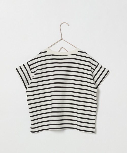 LOWRYS FARM（ローリーズファーム）の「ＵＳＡボーダーＳＳ　886106（Tシャツ/カットソー・キッズ・ブラック/ベージュ/カーキ/ピンク/イエロー・MEDIUM/LARGE/X-LARGE）」の15枚目の写真