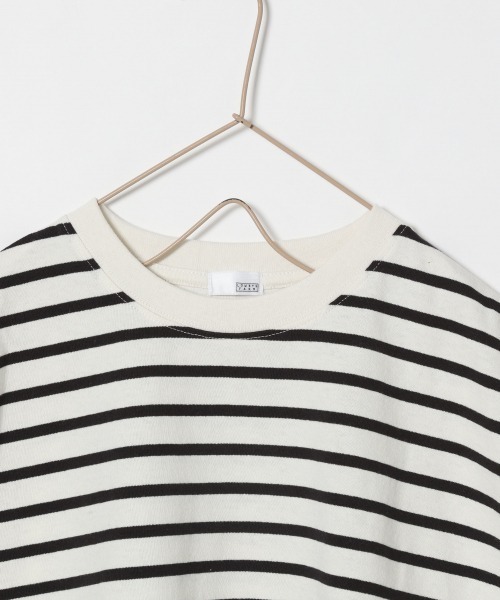 LOWRYS FARM（ローリーズファーム）の「ＵＳＡボーダーＳＳ　886106（Tシャツ/カットソー・キッズ・ブラック/ベージュ/カーキ/ピンク/イエロー・MEDIUM/LARGE/X-LARGE）」の14枚目の写真