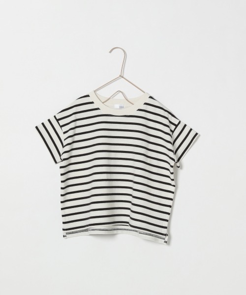 LOWRYS FARM（ローリーズファーム）の「ＵＳＡボーダーＳＳ　886106（Tシャツ/カットソー・キッズ・ブラック/ベージュ/カーキ/ピンク/イエロー・MEDIUM/LARGE/X-LARGE）」の18枚目の写真