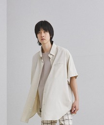 UNITED TOKYO | シャンブレーハーフスリーブシャツ/ビックシルエット(シャツ/ブラウス)