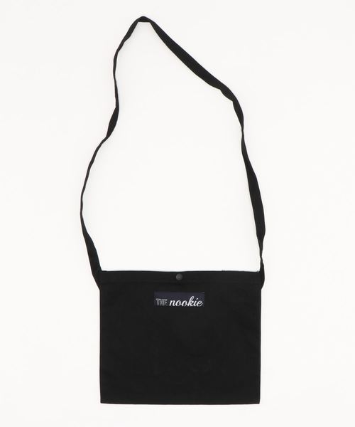 THE Nookie(ザヌーキー)の「《THE Nookie》LOGO SACOCHE(ショルダーバッグ・レディース・ブラック/アイボリー・FREE)」の3枚目の写真