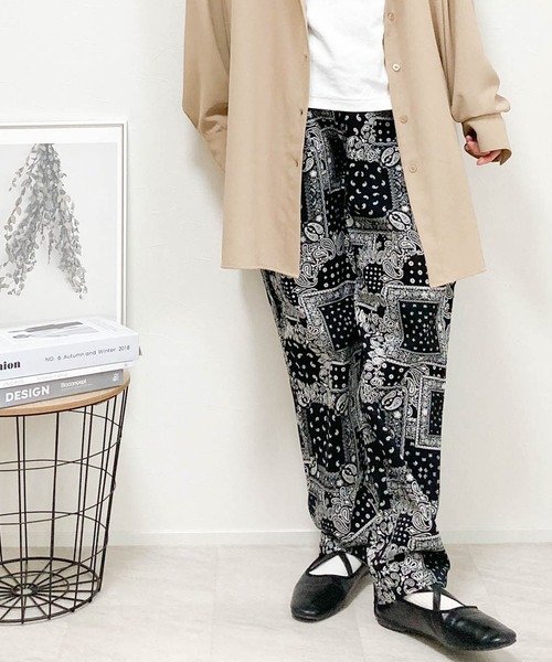 バンダナペイズリーシェフパンツ（その他パンツ）｜Anytime Songs（エニータイムソングス）