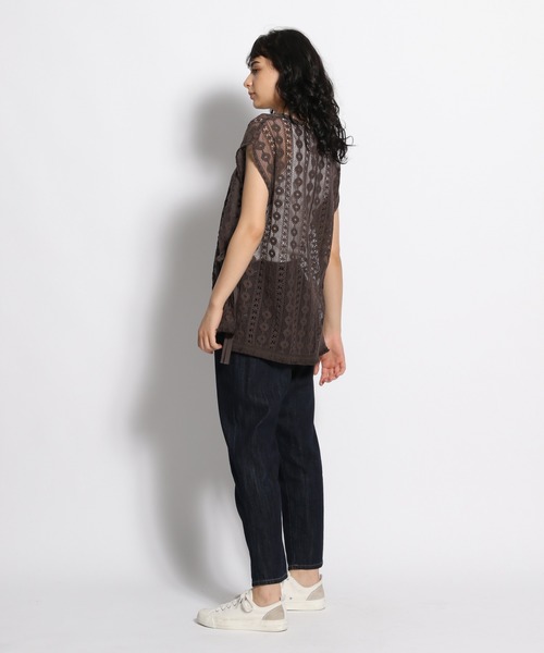 niko and...(ニコアンド)の「クロシェレースベスト(ベスト・レディース・ブラック/ブラウン/アイボリー・FREE)」の17枚目の写真