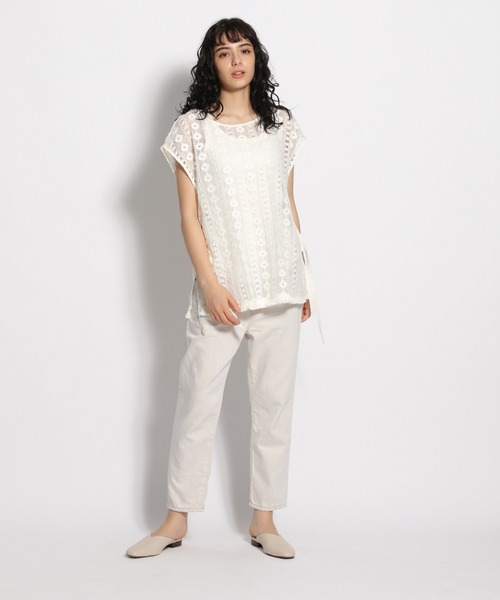 niko and...(ニコアンド)の「クロシェレースベスト(ベスト・レディース・ブラック/ブラウン/アイボリー・FREE)」の18枚目の写真