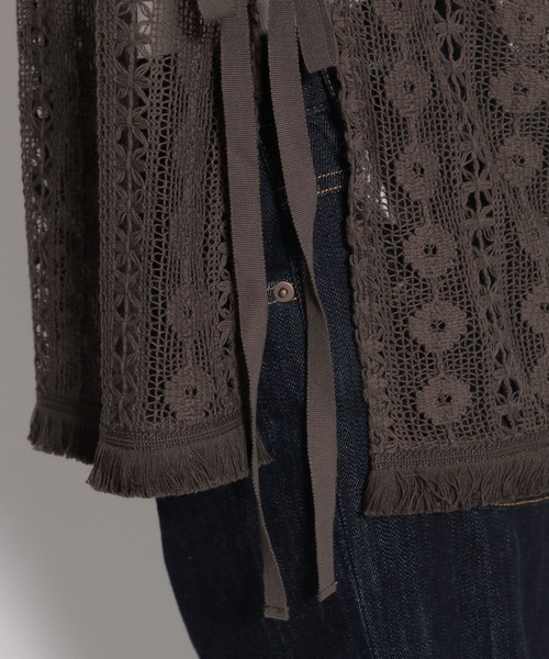 niko and...(ニコアンド)の「クロシェレースベスト(ベスト・レディース・ブラック/ブラウン/アイボリー・FREE)」の10枚目の写真