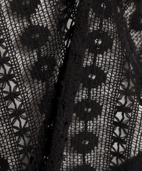 niko and...(ニコアンド)の「クロシェレースベスト(ベスト・レディース・ブラック/ブラウン/アイボリー・FREE)」の12枚目の写真