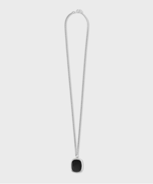 NONENON(ノンノン)の「【NONENON】OVAL+RECTANGLE NEC / ノンノン オーバル レクタングル ネックレス(ネックレス・メンズ・シルバー・SMALL/MEDIUM/LARGE)」の5枚目の写真