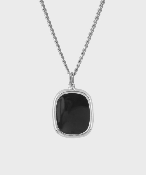 NONENON(ノンノン)の「【NONENON】OVAL+RECTANGLE NEC / ノンノン オーバル レクタングル ネックレス(ネックレス・メンズ・シルバー・SMALL/MEDIUM/LARGE)」の7枚目の写真